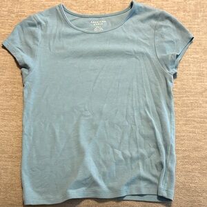 American Eagle Outfitters Light Blue Short Sleeve Tee